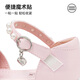 Tianmiyi Children's Shoes Girls Sandals 2026 Summer New Soft Sole Comfortable Sweet Versatile Princess Shoes Crystal Fashion Shoes Pink 28