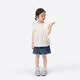 Xiaoyinman children's clothing for girls, soft and waxy jacquard shirt, playful and cute 26 summer children's casual small flying sleeve top
