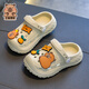 本本猪卡皮巴拉儿童洞洞鞋女童夏季卡通可爱防滑室内洗澡软底拖鞋宝拖鞋 天蓝色(升级版环保材质) 12 30/31码(鞋内长19CM适合脚长18CM)