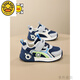 G.duck little yellow duck little yellow duck boys' shoes 2026 autumn and winter new style little girls' baby shoes plus velvet two-padded shoes for children BBX2503W-grey blue spring and autumn double mesh 21 shoe inner length 13.8