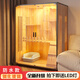 Cat cage villa, super large free space, household cat cage, indoor two-story, cat luxury cathouse, solid wood cat B2 waterproof model: 90X60X90CM, thickened 1.2cm, master installs it on the door