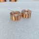 New frequency divider hollow round frame inductor audio hollow frame copper coil oxygen-free copper inductor customized 28*10*25mm0.45 wire wound with 10 pieces