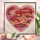 Shantoulin Village 100 Langues Je t'aime Digital Oil Painting Boys and Girls Chinese Saint Valentin's Day Gift Handmade DIY remplit l'anniversaire du couple 1315 20 * 20 Cadre intérieur + Paint-pinceau