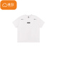 Cotton heavyweight American embroidery short-sleeved men's T-shirt summer new bottoming shirt loose high street trendy half-sleeved clothes 3295 white gray high quality XL 120-140Jin Jin equals 0.5 kg