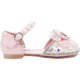 Tianmiyi Children's Shoes Girls Sandals 2026 Summer New Soft Sole Comfortable Sweet Versatile Princess Shoes Crystal Fashion Shoes Pink 28