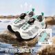 BALABALA balaOne children's shoes, children's sandals, boys' and girls' sports shoes, 2026 Xia Xin outdoor shoes, gray green tone 00324 32 (foot length 19.8-20.2/inner length 21)