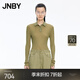 JNBY/Jiangnan Buyi Shopping Mall Same Style 25 Autumn New Arrival Sweater Long Sleeve Pullover Slim Fit 5P7314870 287/Yellow Khaki XL