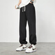 Paul Frank's loose, leg-lengthening spring and autumn men's casual pants, straight, loose, simple men's sweatpants, fashionable wide-leg pants