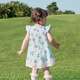 BALABALA balaOne BALABALA baby dress baby princess dress 2026 new sweet, cute and elegant blue tone 00388 120