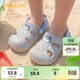 Balabala children's shoes, children's slippers for boys and girls, 2026 new summer three-dimensional cartoon cute pet hole sandals, gray tone 00322 20 (inner length 14, suitable for foot length 13.5-14)