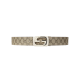 
Gucci (GUCCI) double G printed PVC belt for men 245861KGDHN9767 light brown color width 4cm light brown color 110