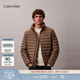 Calvin KleinJeans autumn and winter men's business casual youth commuter ck thin stand-up collar rib quilted cotton jacket