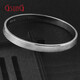 GsunG men's platinum Pt999 men's and women's solid brushed surface platinum atmospheric wide solid bracelet calculated based on actual shipping weight