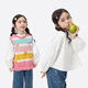 Xiaoyinman children's clothing girls pure cotton fungus shirt 26 spring fashionable sweet casual tops for children and middle-aged children