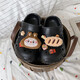 Girls' Croc Shoes 2026 New Summer Children's Baotou Sandals Girls Capibala Princess Style Slippers Black 26