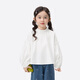 Xiaoyinman children's clothing girls pure cotton fungus shirt 26 spring fashionable sweet casual tops for children and middle-aged children