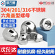GUWANJI hexagonal cap nut stainless steel cap nut nut decorative screw cap M6 50 pieces/pack 304 material