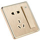 
International Electrician 86 wall switch socket five-hole socket panel with switch oblique five-hole network cable network usb air conditioner plug five-hole