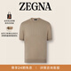 Zegna men's spring new light taupe Premium Cotton cotton T-shirt light taupe 54 (L/XL)
