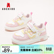 ABC KIDS children's shoes cute girls bow sneakers 2026 spring new breathable children's running shoes student casual shoes pink 28 inner length about 18cm