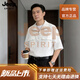 JEEP SPIRIT Jeep high-end fashion men's summer casual shirt men's short-sleeved shirt trendy half-sleeved tops for men black L