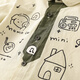 Mamie Maka (MOMOCO) children's clothing boys' shirts 2026 spring baby cotton graffiti small shirt light green 010 73