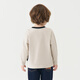 Ma Latin children's T-shirt 2025 winter new style boy retro long-sleeved T-shirt beige 130