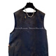 Nanbowan neuer chinesischer Jacquard-Anhänger High-End Chinese Style Black Weste Kleid Frauen fett mm Straight Kleid sanftes Schwarz (Super-Fairy Little Flair Style Design Sinn) 3884 m 80105jin [Jin entspricht 0,5 kg]