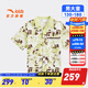 ANTA Children's T-shirt Men's Big Children's Clothes The Lion King 2026 Summer New Fashion Pattern Pure Cotton Short T352628601 Yuting Color/Full Print-1 130