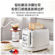 SCHNEIDER French brand toaster toaster household multi-functional retro breakfast bread toaster widened double-sided three-dimensional baking