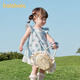 BALABALA balaOne BALABALA baby dress baby princess dress 2026 new sweet, cute and elegant blue tone 00388 120