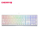 CHERRY樱桃 MX3.0S机械键盘 游戏键盘 电竞键盘 办公电脑键盘 RGB混光键盘 合金外壳 无钢结构 白色青轴