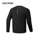 Skechers men's knitted long-sleeved T-shirt P326M053