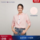 Tommy Hilfiger autumn and winter women's pure cotton simple medallion embroidery business casual commuting solid color long-sleeved shirt jacket