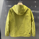 GUANGAN AEPE Hong Kong counter windproof and waterproof high-end green men's jacket hooded loose trendy brand design outer jacket fluorescent green XL 140-155Jin Jin equals 0.5 kg