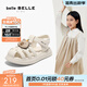 Belle braided fashion sandals, shopping mall same style cartoon breathable and comfortable children's shoes V1116B65 beige 30