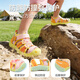 Kids.ing Kedi Star children's sports sandals 2026 summer new style boys and girls Baotou river shoes Ice Orange Orange 26 suitable for foot length 15.8-16.4cm