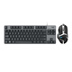 罗技（Logitech）K835有线机械键盘 游戏办公商务外设 TTC轴 84键 K835 +G502SE熊猫色【青轴】