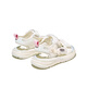Red Dragonfly Girls Shoes 2026 Summer Children's Princess Shoes Soft Sole Breathable Beach Sandals Q62BL020 Beige 30