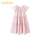 BALABALA children's clothing girls skirt children's dress 2026 new summer princess dress sweet little flying sleeves dream pink 60397 110