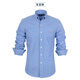 POLO Ralph Lauren American high-end casual plaid small color horse long-sleeved shirt pure cotton non-ironing men's peacock blue plaid XS 100-120Jin Jin equals 0.5 kg