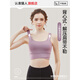 Catman Sports Bra Women's Fitness Running Shockproof Yoga All-in-One Vest Bra Push Up Anti-Sagging 2026 New Light Gray + Dark Purple XL 38/85ABC Suitable for 120-140Jin Jin equals 0.5kg