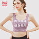 Catman Sports Bra Women's Fitness Running Shockproof Yoga All-in-One Vest Bra Push Up Anti-Sagging 2026 New Light Gray + Dark Purple XL 38/85ABC Suitable for 120-140Jin Jin equals 0.5kg