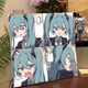 初音未来diy数字油画儿童简单手工填色画学生手绘丙烯油彩画 FQ719 20*20绷好带背板+颜料画笔挂钩
