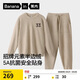 Jiao Nei Wang Yibo's same style Velvet 500E pajamas for men, warm couple's wear, autumn and winter home clothes set, can be worn outside