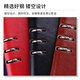 Upril Loose Leaf Notebook A5 / A4 / B5 Remplacement amovible Core Business Office Blocage Blocage de surface en cuir épaissis La société de dossiers de réunion peut personnaliser le logo [A5 Blue-6 trous] Hollow Loose Leafbook 80 images 3532