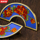 
Gaobangtai enamel color cabinet door brass handle cloisonné new Chinese light luxury drawer cabinet solid handle GBT12178 plum blossom diameter 120 hole distance 96mm