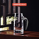 Baer crystal wine dispenser for liquor household commercial creative glass jug hotel special scale hotel wine pourer 100ml straight wine dispenser