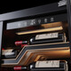 BAIKAILUN frequency conversion double-door red wine cabinet ultra-thin seamless embedded constant temperature wine cabinet villa light luxury liquor glass refrigerator office tea and wine display cabinet double-door fresh cabinet 2 meters丨seamless embedded丨single temperature丨French double door 127 bottles frequency conversion