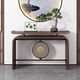 Qu Bo Nian Wujin Wood New Chinese Style Entrance Ornament Table Entrance Cabinet Modern Living Room Ornament Solid Wood High-end Customized Black Jin Wood (1500*380*880)